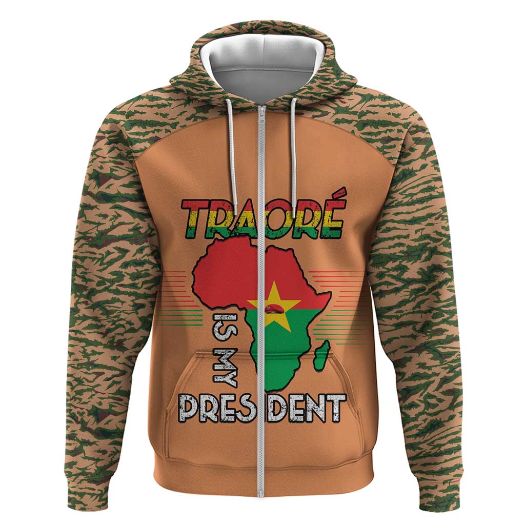 Africa in Solidarity with Traore Hoodie Africa For Africans