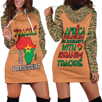 Africa in Solidarity with Traore Hoodie Dress Africa For Africans