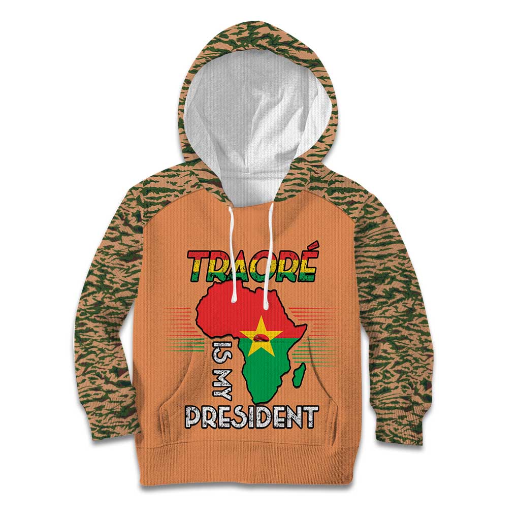 Africa in Solidarity with Traore Kid Hoodie Africa For Africans