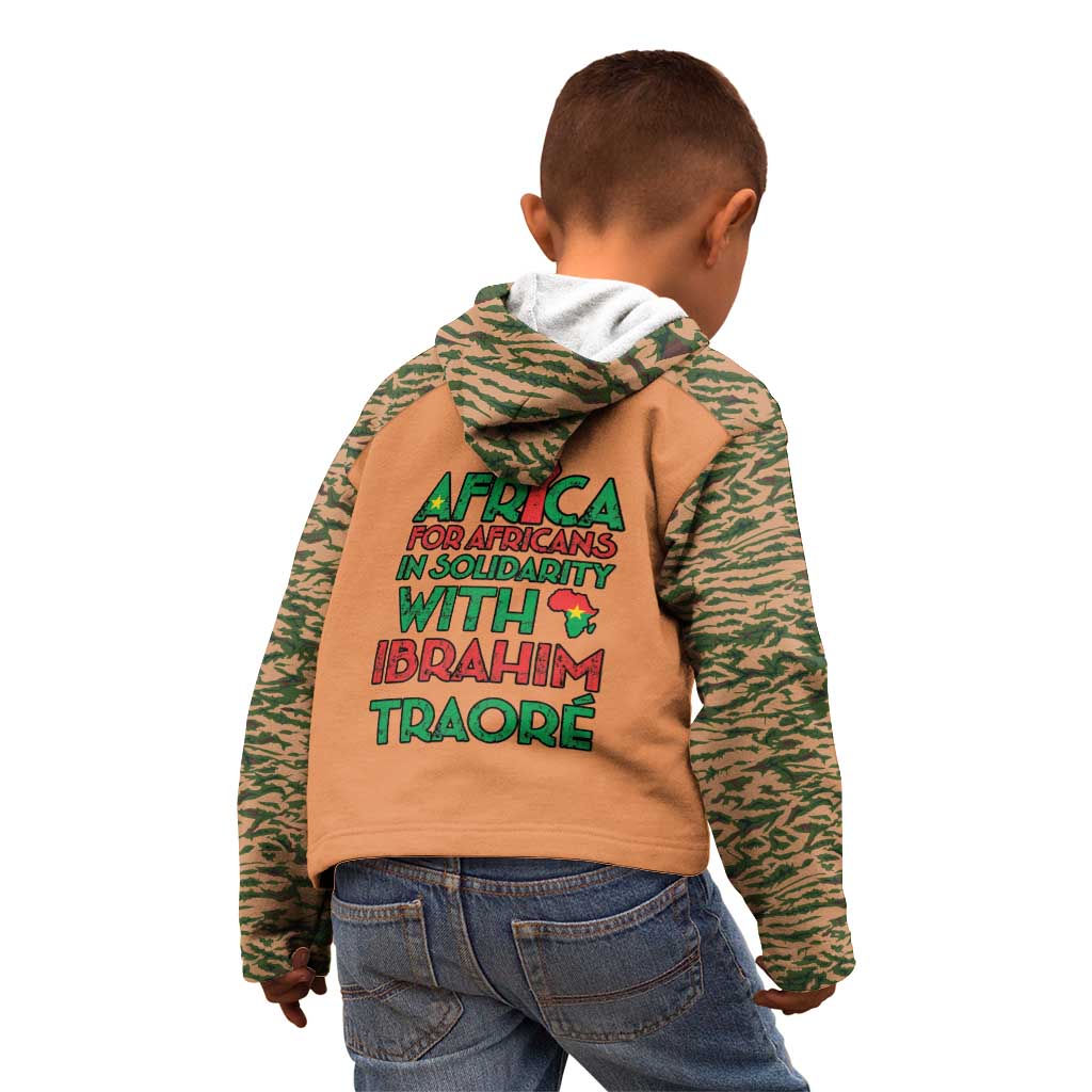 Africa in Solidarity with Traore Kid Hoodie Africa For Africans