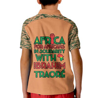 Africa in Solidarity with Traore Kid Polo Shirt Africa For Africans