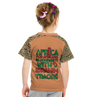 Africa in Solidarity with Traore Kid T Shirt Africa For Africans