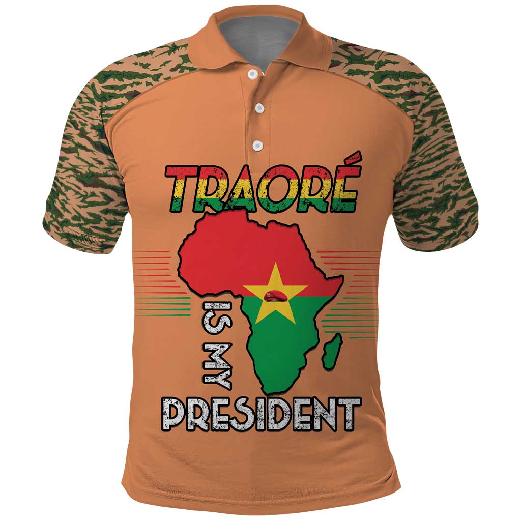 Africa in Solidarity with Traore Polo Shirt Africa For Africans