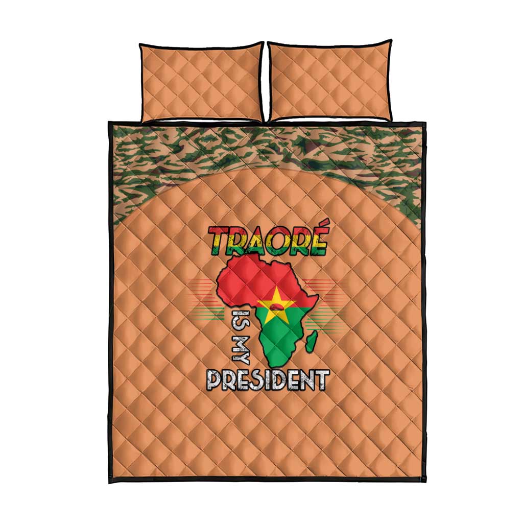 Africa in Solidarity with Traore Quilt Bed Set Africa For Africans