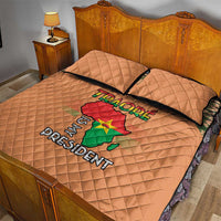 Africa in Solidarity with Traore Quilt Bed Set Africa For Africans