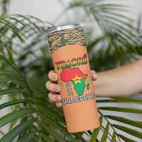 Africa in Solidarity with Traore Skinny Tumbler Africa For Africans