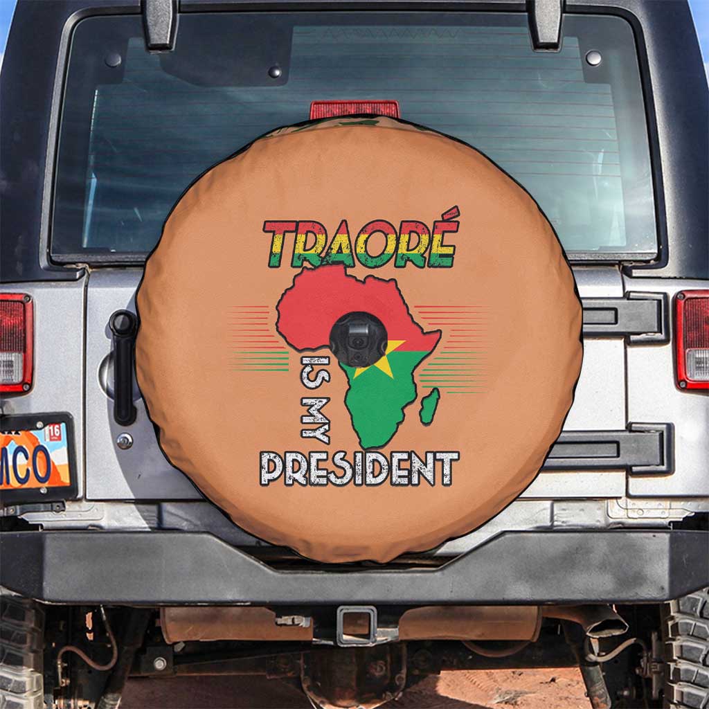 Africa in Solidarity with Traore Spare Tire Cover Africa For Africans