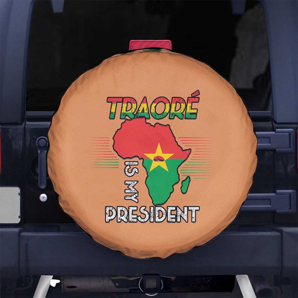 Africa in Solidarity with Traore Spare Tire Cover Africa For Africans