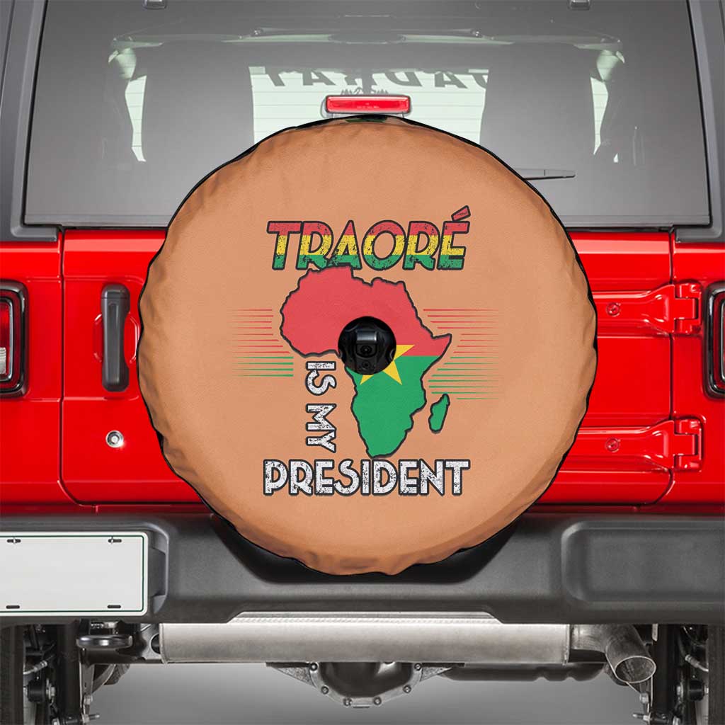 Africa in Solidarity with Traore Spare Tire Cover Africa For Africans