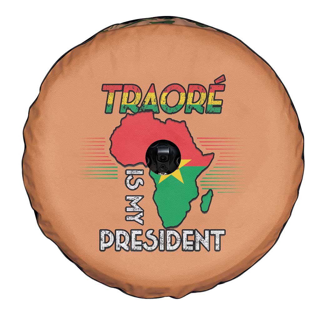 Africa in Solidarity with Traore Spare Tire Cover Africa For Africans