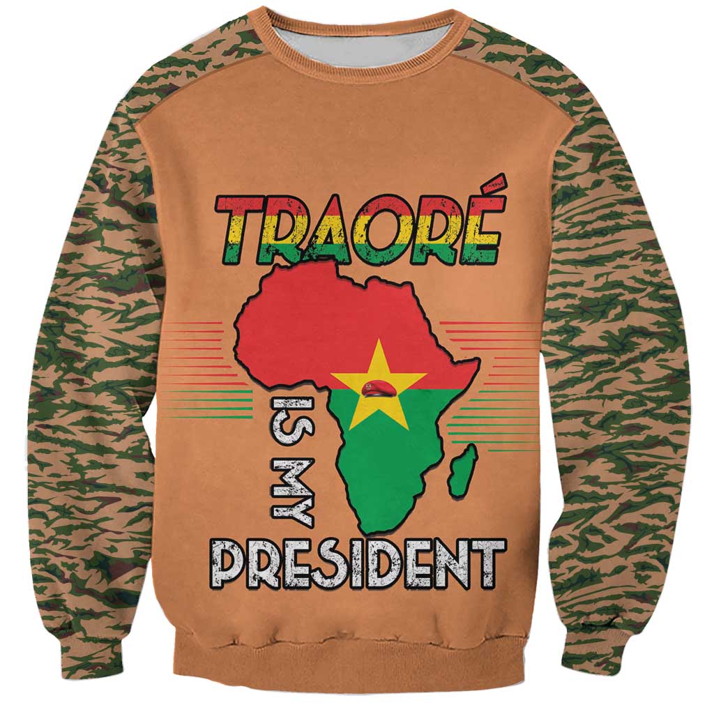 Africa in Solidarity with Traore Sweatshirt Africa For Africans