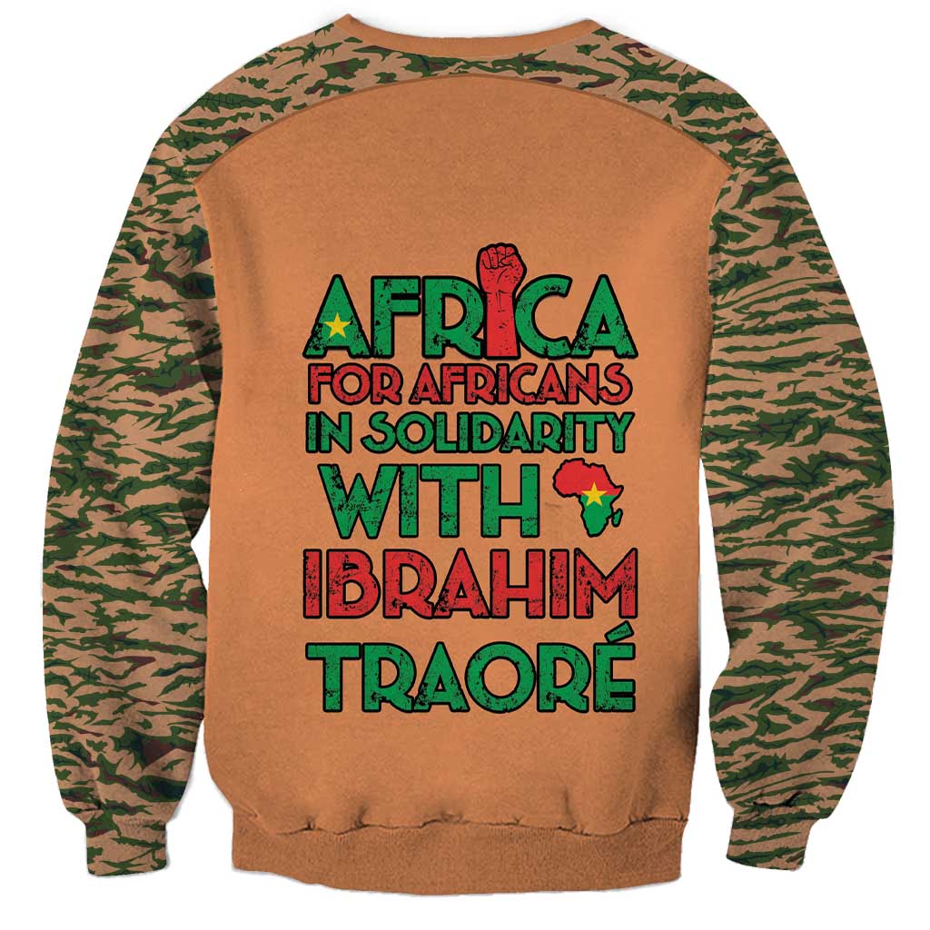 Africa in Solidarity with Traore Sweatshirt Africa For Africans