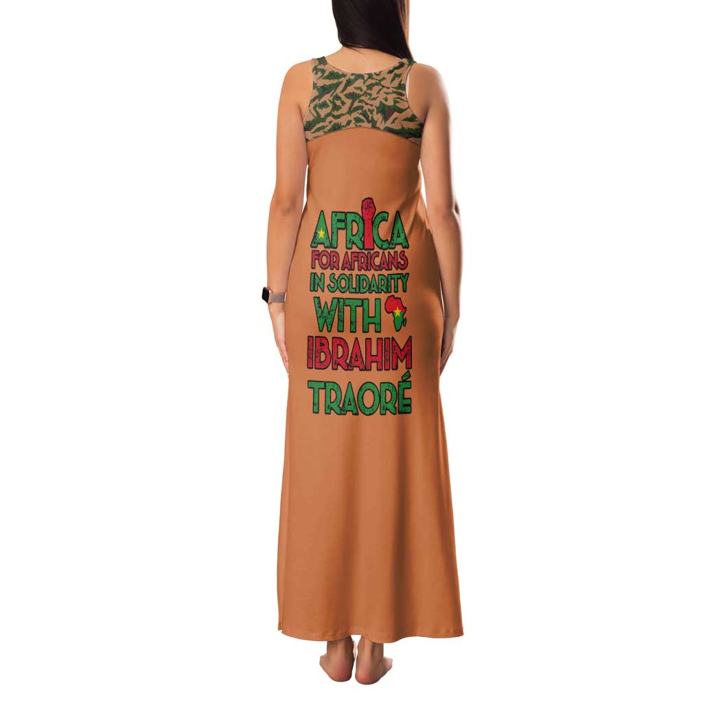 Africa in Solidarity with Traore Tank Maxi Dress Africa For Africans