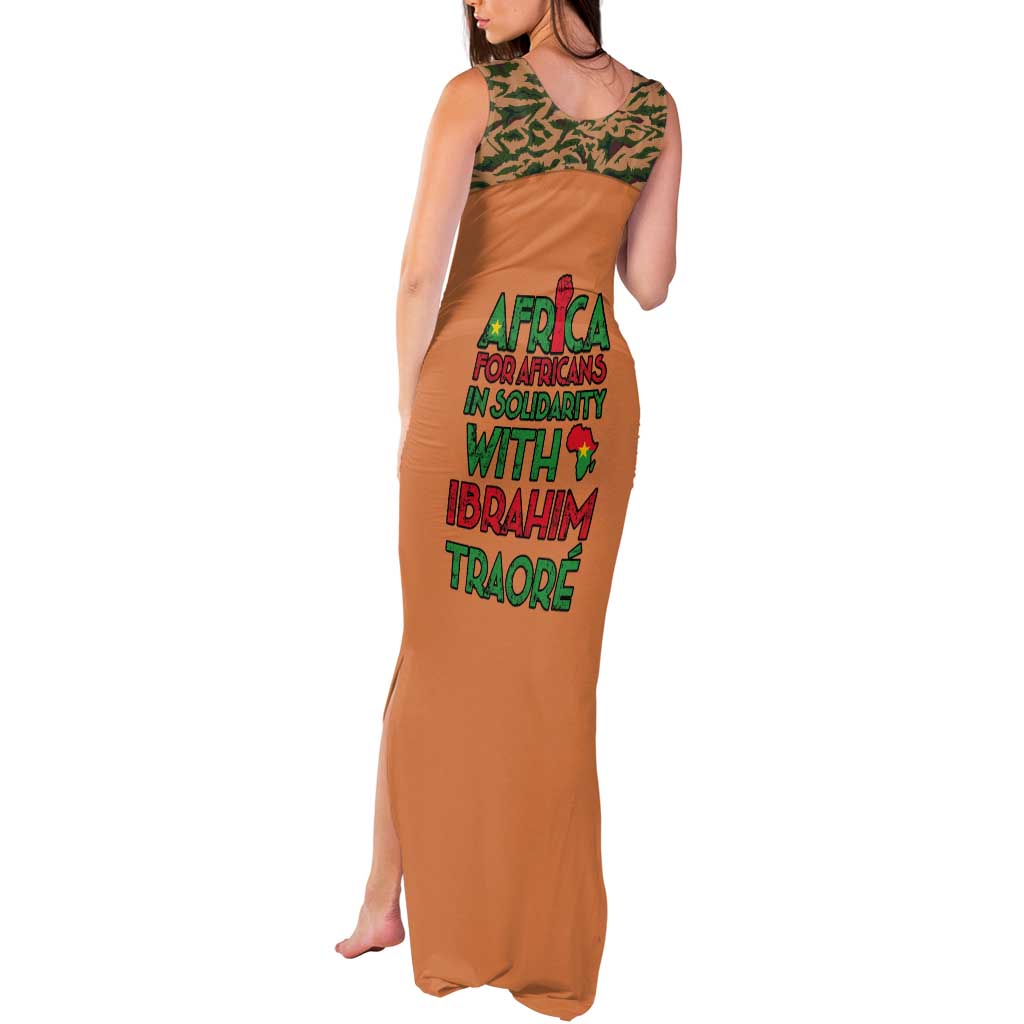 Africa in Solidarity with Traore Tank Maxi Dress Africa For Africans