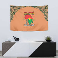 Africa in Solidarity with Traore Tapestry Africa For Africans