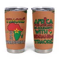 Africa in Solidarity with Traore Tumbler Cup Africa For Africans
