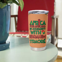 Africa in Solidarity with Traore Tumbler Cup Africa For Africans