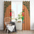 Africa in Solidarity with Traore Window Curtain Africa For Africans