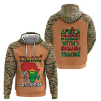 Africa in Solidarity with Traore Zip Hoodie Africa For Africans