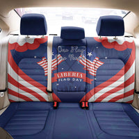 Happy Liberia Flag Day Back Car Seat Cover One Flag One People - Wonder Print Shop