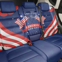 Happy Liberia Flag Day Back Car Seat Cover One Flag One People - Wonder Print Shop