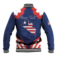 Personalized Happy Liberia Flag Day Baseball Jacket One Flag One People - Wonder Print Shop
