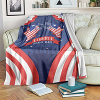 Happy Liberia Flag Day Blanket One Flag One People - Wonder Print Shop