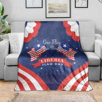 Happy Liberia Flag Day Blanket One Flag One People - Wonder Print Shop