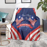 Happy Liberia Flag Day Blanket One Flag One People - Wonder Print Shop