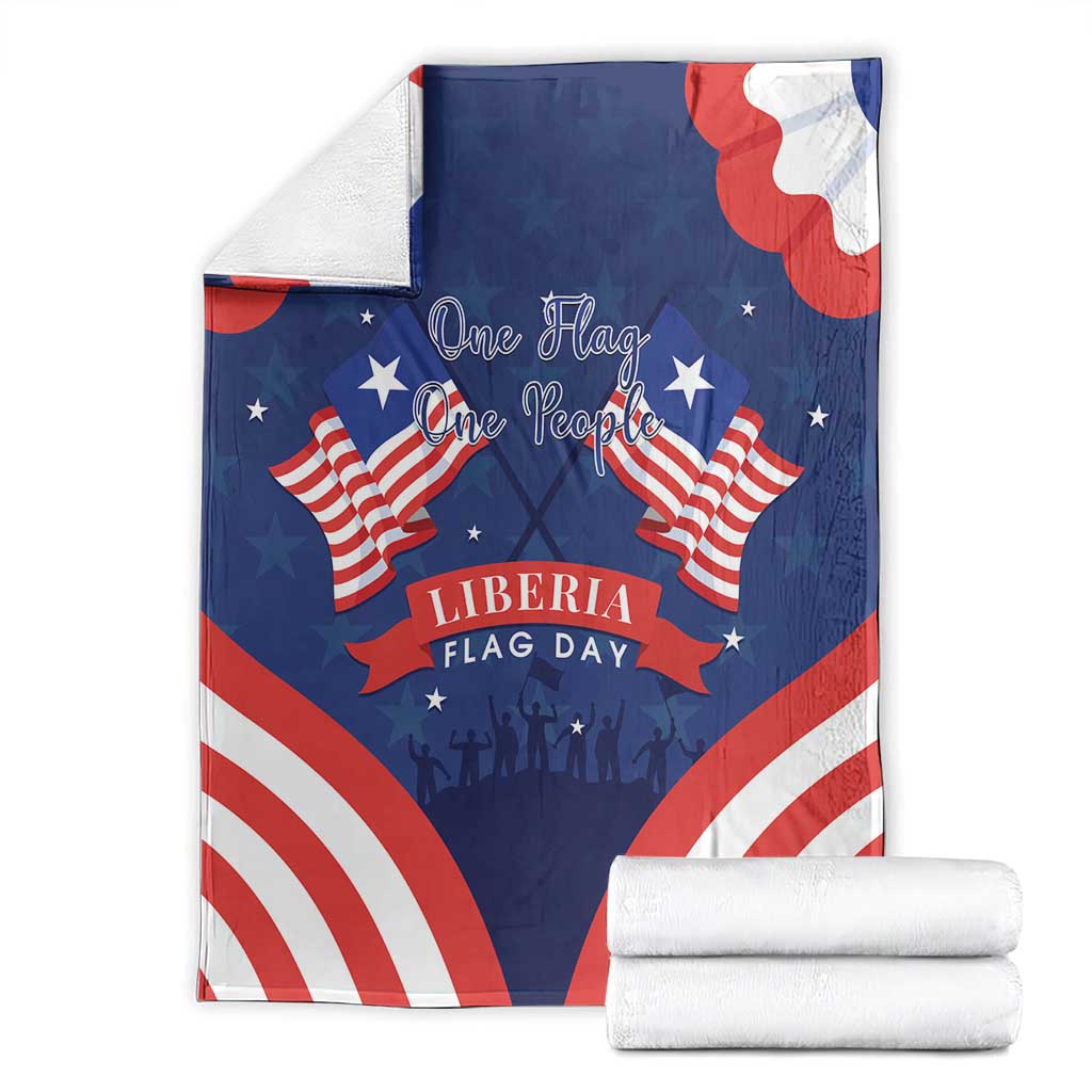 Happy Liberia Flag Day Blanket One Flag One People - Wonder Print Shop