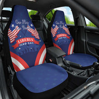 Happy Liberia Flag Day Car Seat Cover One Flag One People - Wonder Print Shop