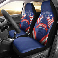 Happy Liberia Flag Day Car Seat Cover One Flag One People - Wonder Print Shop