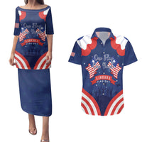 Personalized Happy Liberia Flag Day Couples Matching Puletasi and Hawaiian Shirt One Flag One People - Wonder Print Shop