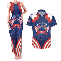 Personalized Happy Liberia Flag Day Couples Matching Tank Maxi Dress and Hawaiian Shirt One Flag One People - Wonder Print Shop