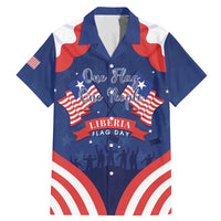 Personalized Happy Liberia Flag Day Family Matching Mermaid Dress and Hawaiian Shirt One Flag One People - Wonder Print Shop