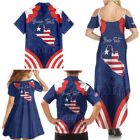Personalized Happy Liberia Flag Day Family Matching Summer Maxi Dress and Hawaiian Shirt One Flag One People - Wonder Print Shop