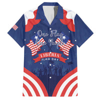 Personalized Happy Liberia Flag Day Family Matching Summer Maxi Dress and Hawaiian Shirt One Flag One People - Wonder Print Shop