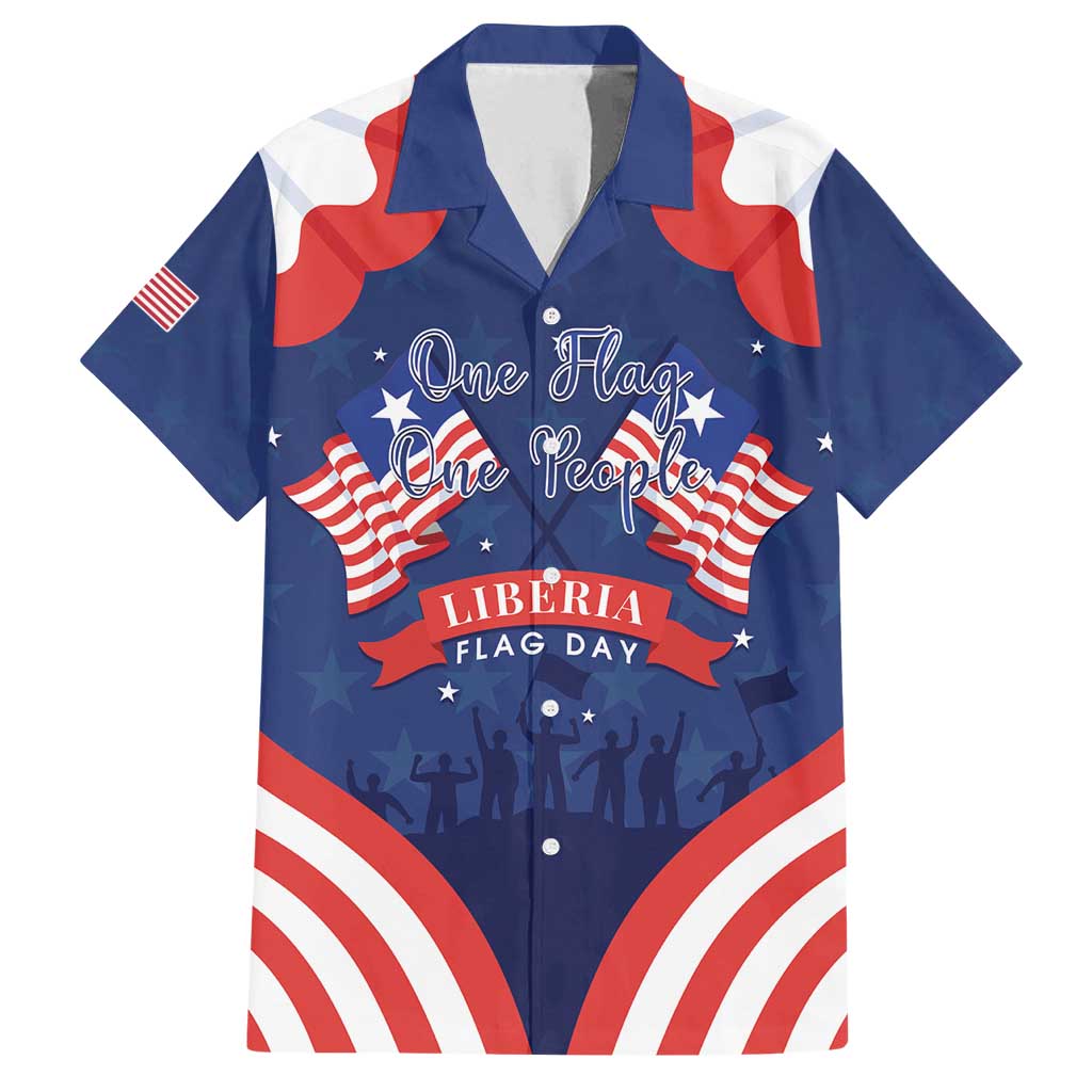 Personalized Happy Liberia Flag Day Family Matching Tank Maxi Dress and Hawaiian Shirt One Flag One People - Wonder Print Shop