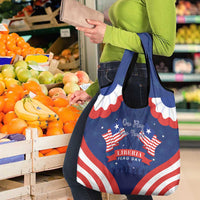 Happy Liberia Flag Day Grocery Bag One Flag One People - Wonder Print Shop