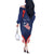Personalized Happy Liberia Flag Day Off The Shoulder Long Sleeve Dress One Flag One People - Wonder Print Shop