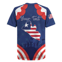 Personalized Happy Liberia Flag Day Rugby Jersey One Flag One People - Wonder Print Shop