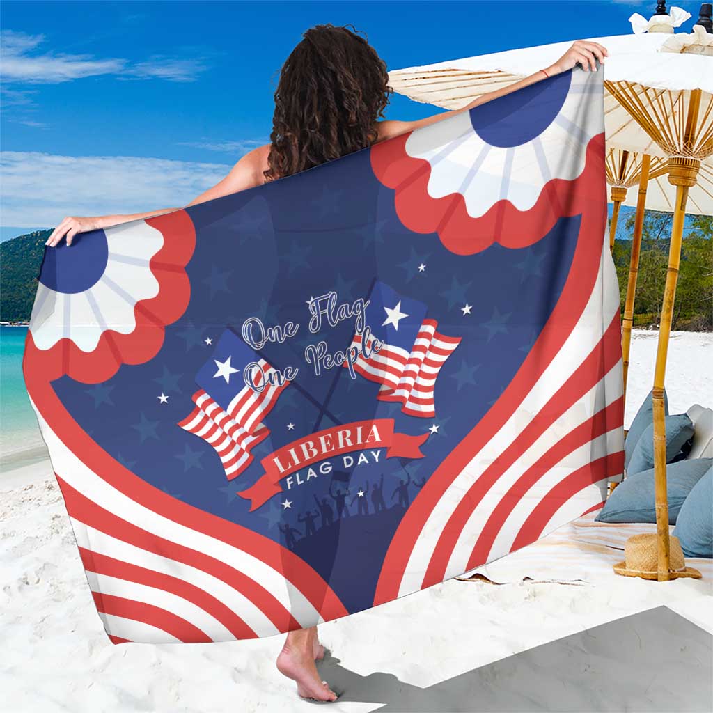 Happy Liberia Flag Day Sarong One Flag One People - Wonder Print Shop