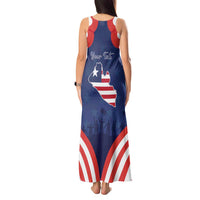Personalized Happy Liberia Flag Day Tank Maxi Dress One Flag One People - Wonder Print Shop