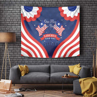 Happy Liberia Flag Day Tapestry One Flag One People - Wonder Print Shop