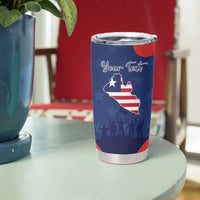 Personalized Happy Liberia Flag Day Tumbler Cup One Flag One People - Wonder Print Shop