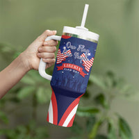 Personalized Happy Liberia Flag Day Tumbler With Handle One Flag One People - Wonder Print Shop