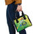 Gabon Independence Day Shoulder Handbag Coat Of Arms With Map - Wonder Print Shop