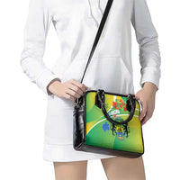 Gabon Independence Day Shoulder Handbag Coat Of Arms With Map - Wonder Print Shop