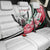 Sudan Back Car Seat Cover Sudanese Secretary Bird With Hibiscus - Wonder Print Shop