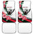 Sudan Car Mats Sudanese Secretary Bird With Hibiscus - Wonder Print Shop